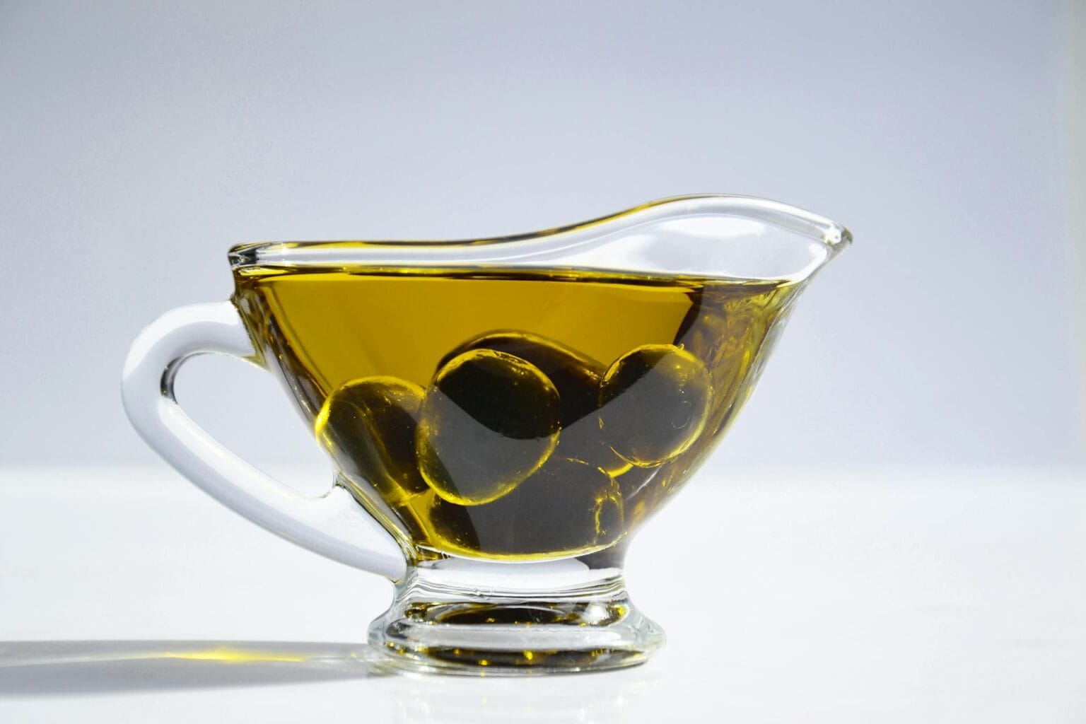 Olive oil in jug