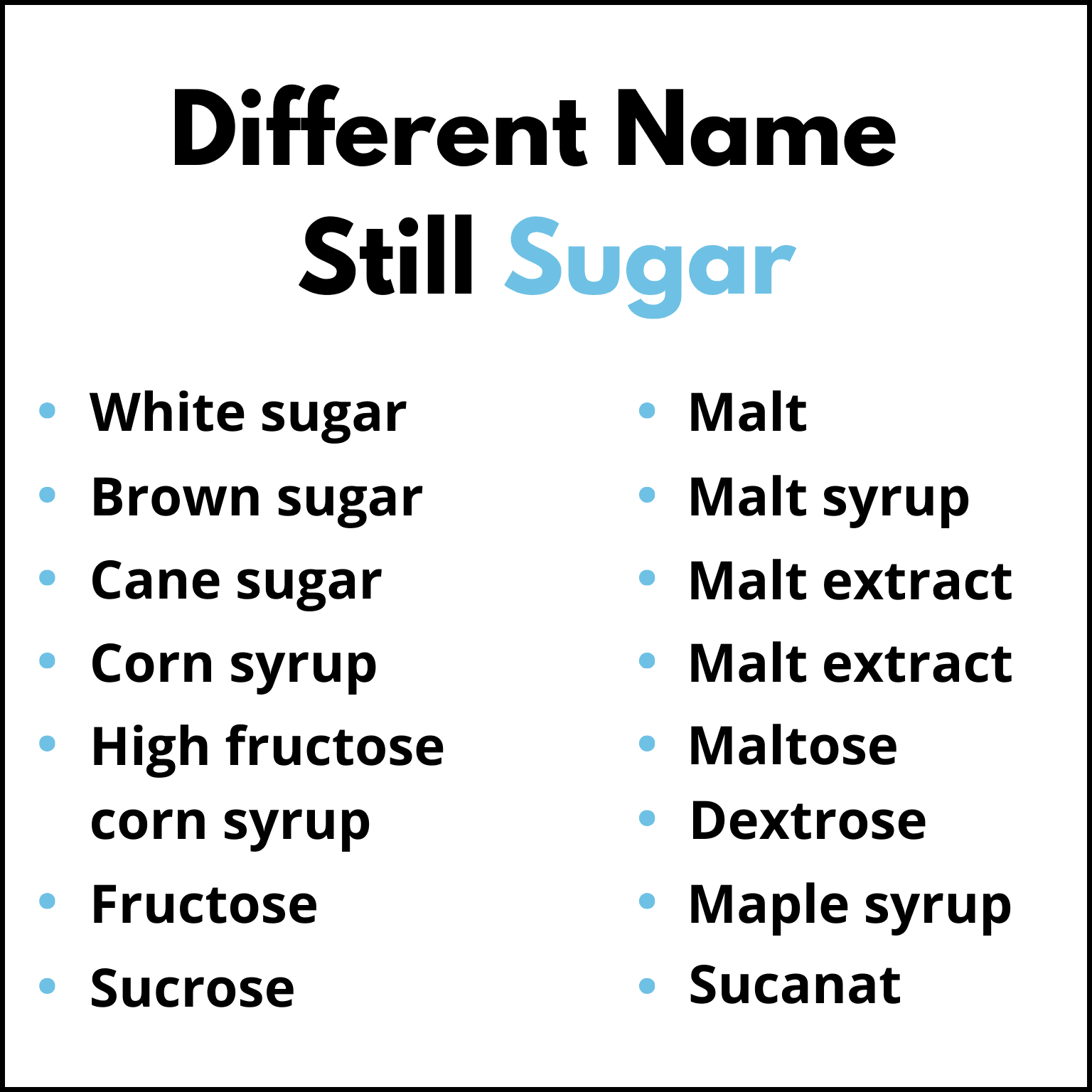 Learn how to eat less sugar by avoiding products with these