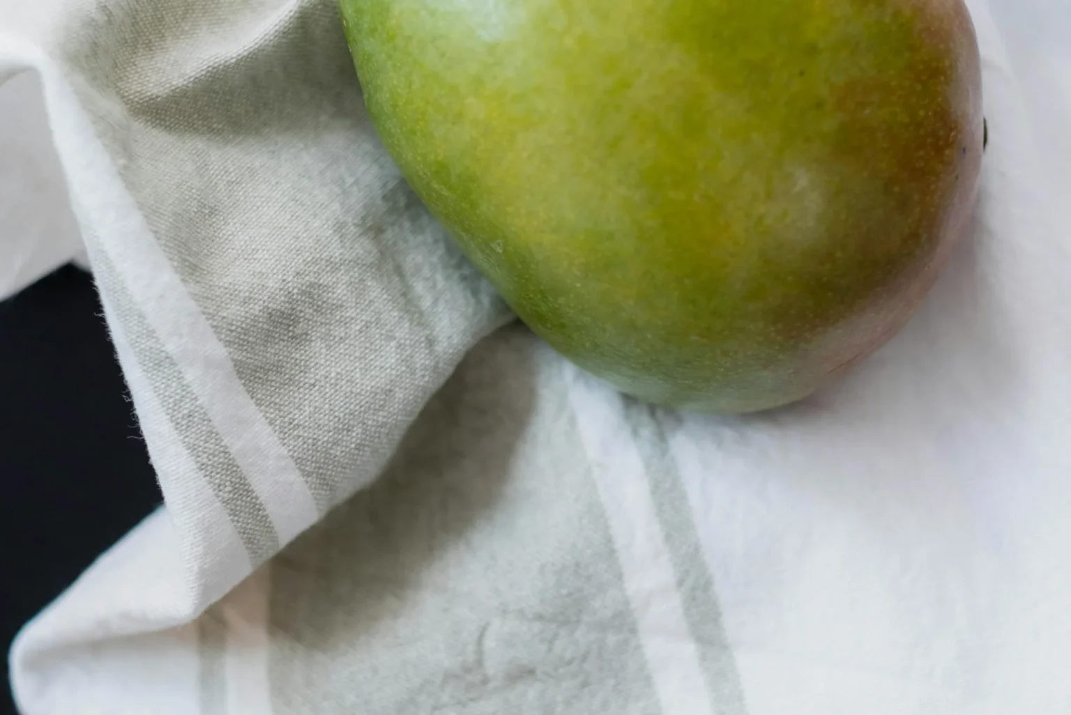 Mango lays on the wiper